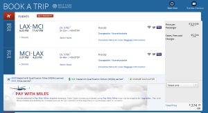 delta-com lax to mci 1st