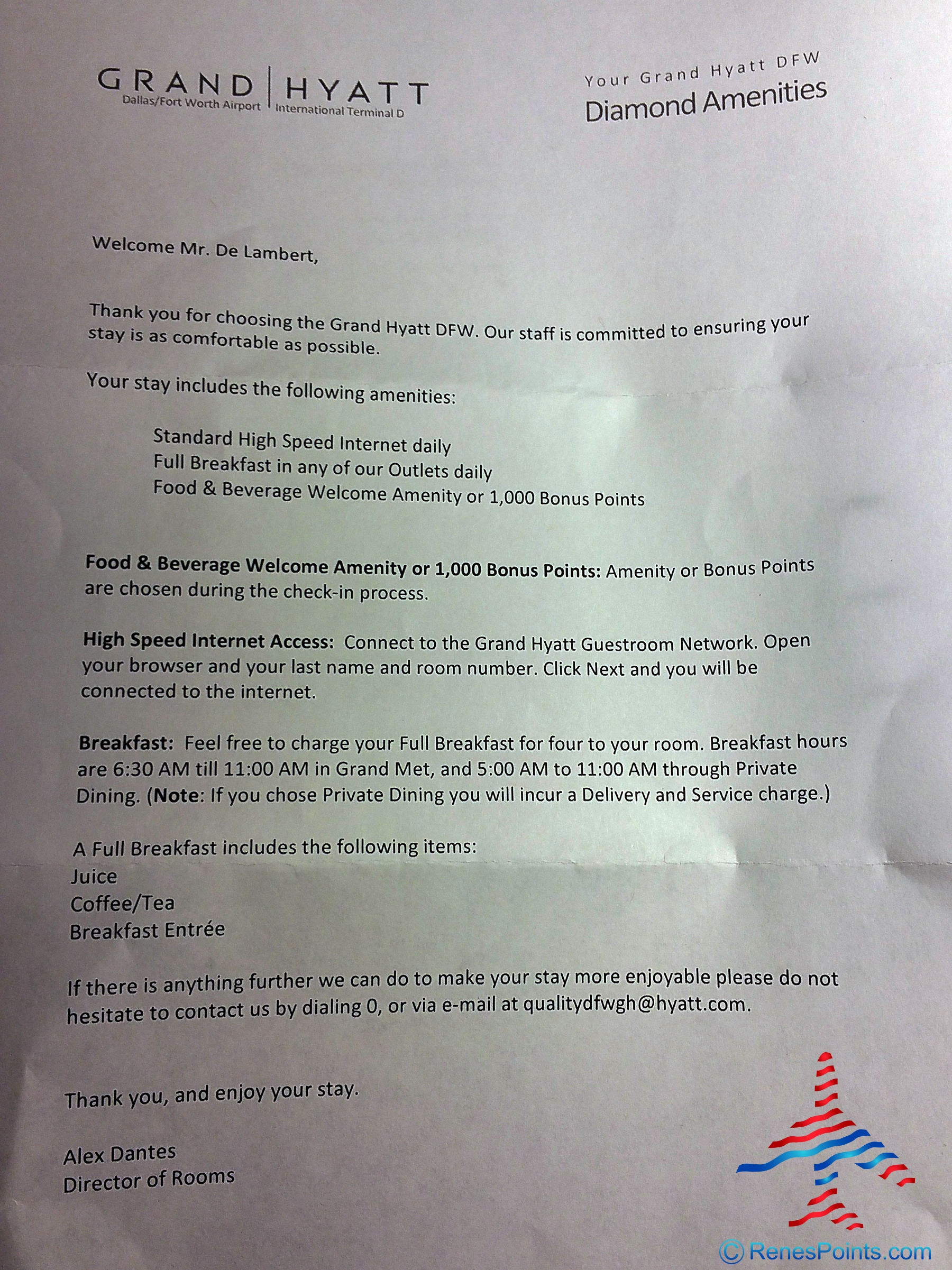 Grand Hyatt Dallas DFW Airport Jr. Suite review by Eye of the Flyer