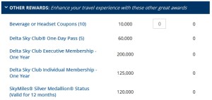 new skybonus award rates for skyclub membership