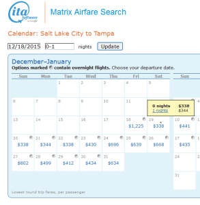 salt lake to fll matrix