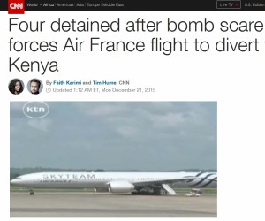 skyteam bomb threat hoax airfrance
