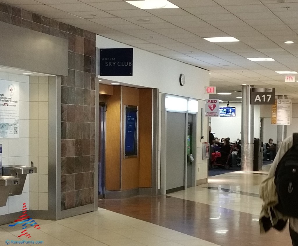 Delta Sky Club Atlanta ATL A concourse near A17 Review by Eye of the ...