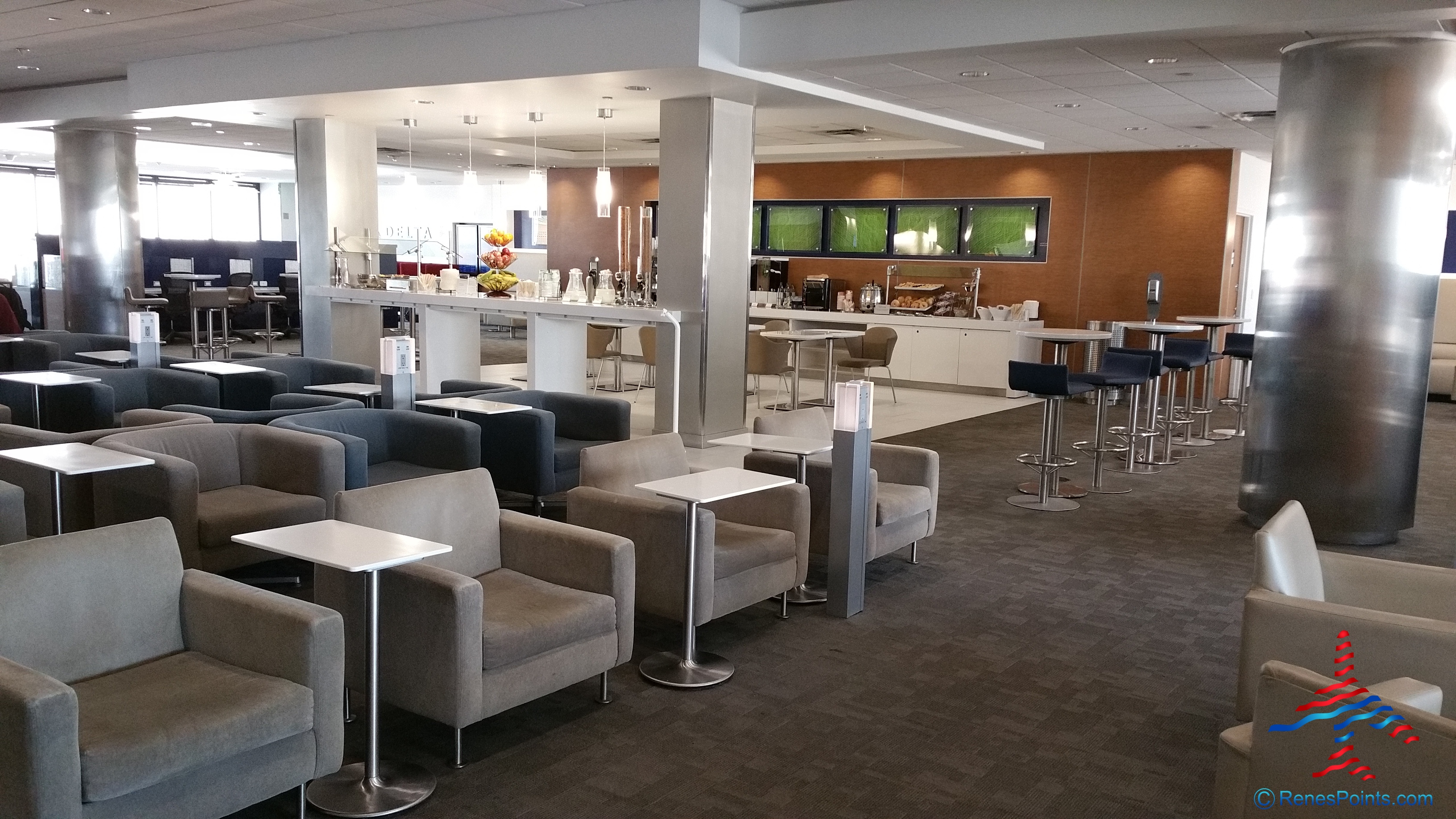 Delta Sky Club Atlanta ATL A concourse near A17 Review by Eye of the Flyer