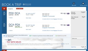 pdx to dca delta-com coach