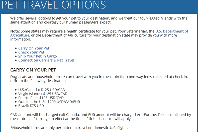 pet costs delta Eye of the Flyer