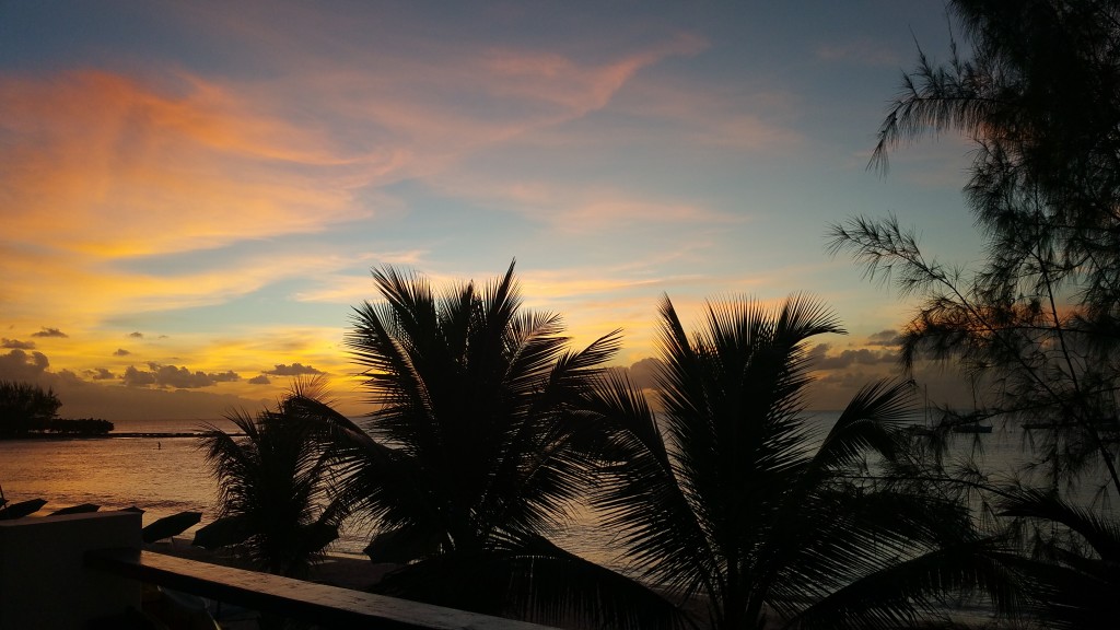 sunset barbados