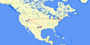JFK-SLC-MSY April 2016 Delta RouteMap