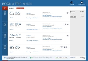 delta-com atl to slc to dfw weekend delta mileage run 1
