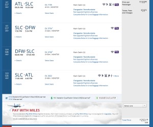 delta-com atl to slc to dfw weekend delta mileage run 2