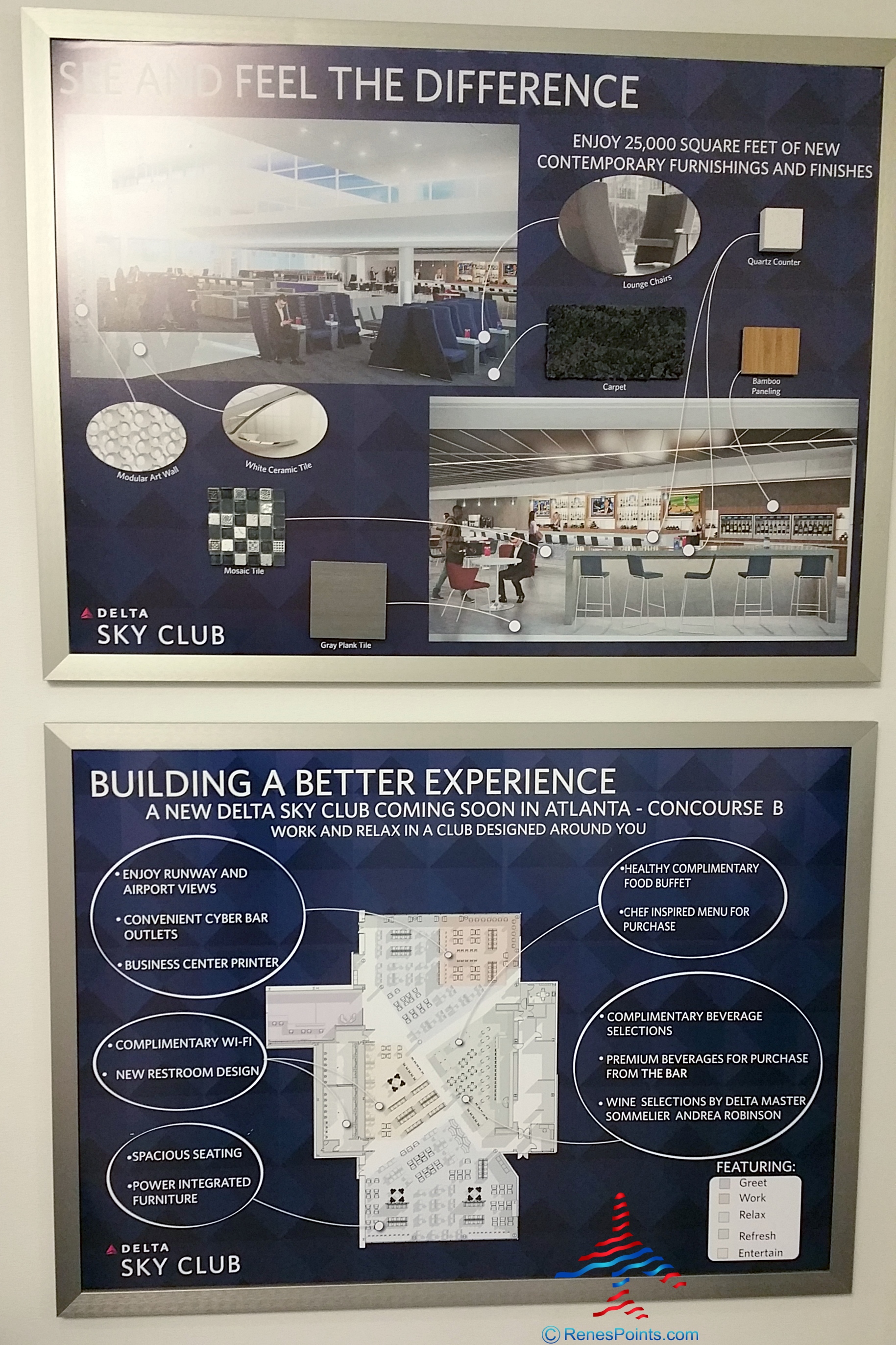 Delta Sky Club Atlanta ATL B concourse near B25 Review (Now Closed)