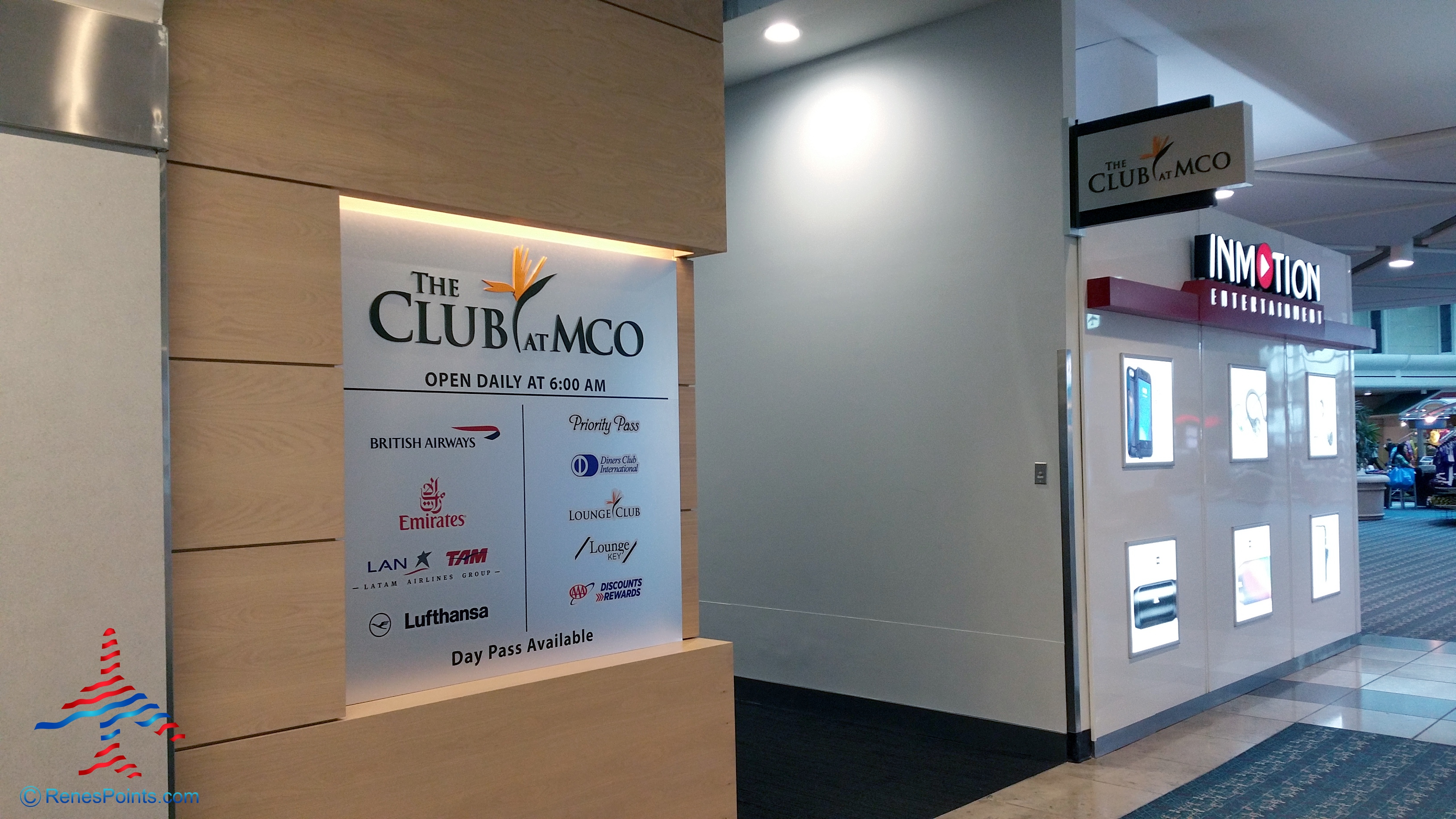 THE CLUB at MCO Orlando Florida Airport lounge review by Eye of the Flyer