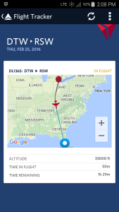 Use Fly Delta APP to track inbound airplane and arrival gate and time renespoints blog (5)