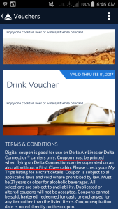 you must PRINT your Digital Delta HOOU coupons before flight renespoints blog