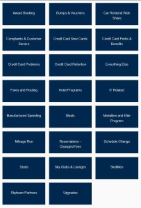 ask rene question catagories to choose from for faster load times