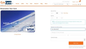 gift cards debit card