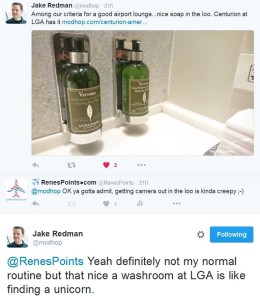 jake redman modhop loo photo in centurion lounge lga