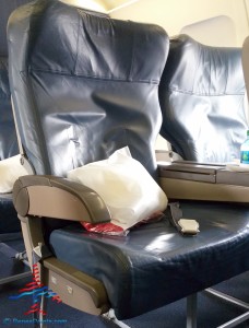 old cruddy delta 1st class seat