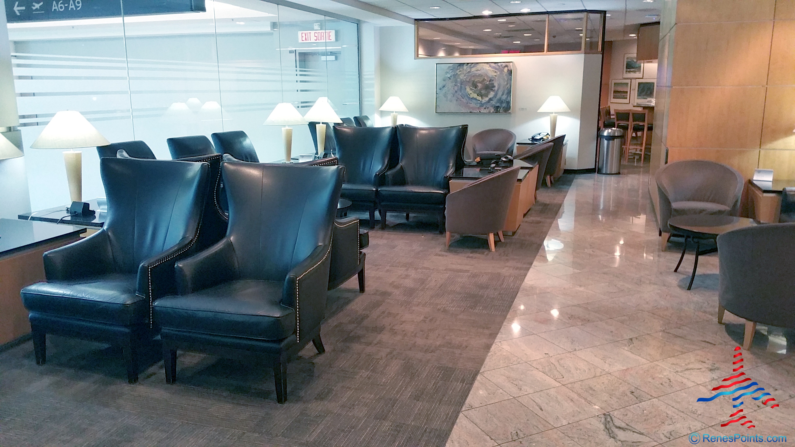 American Airlines Admirals Club YYZ Toronto Canada Terminal 3 Concourse