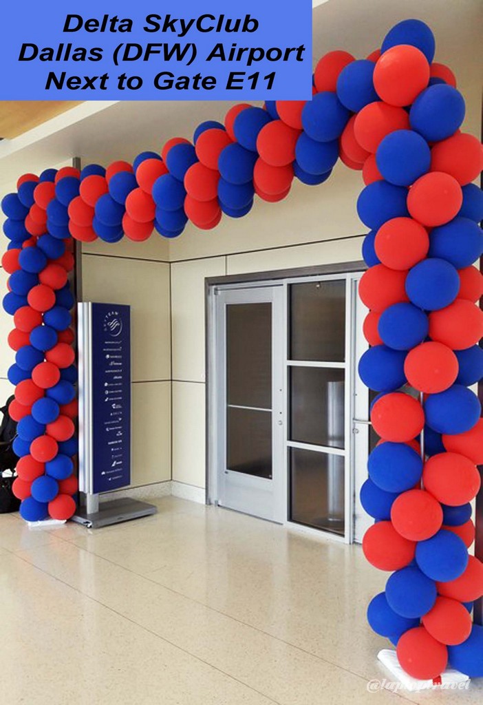 Delta Sky Club Dallas DFW Airport Review – Terminal E Remodeled location near Gate E11