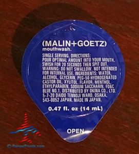 Delta Tumi Delta One Amenity Kit Review Black and Gray RenesPoints blog (15)