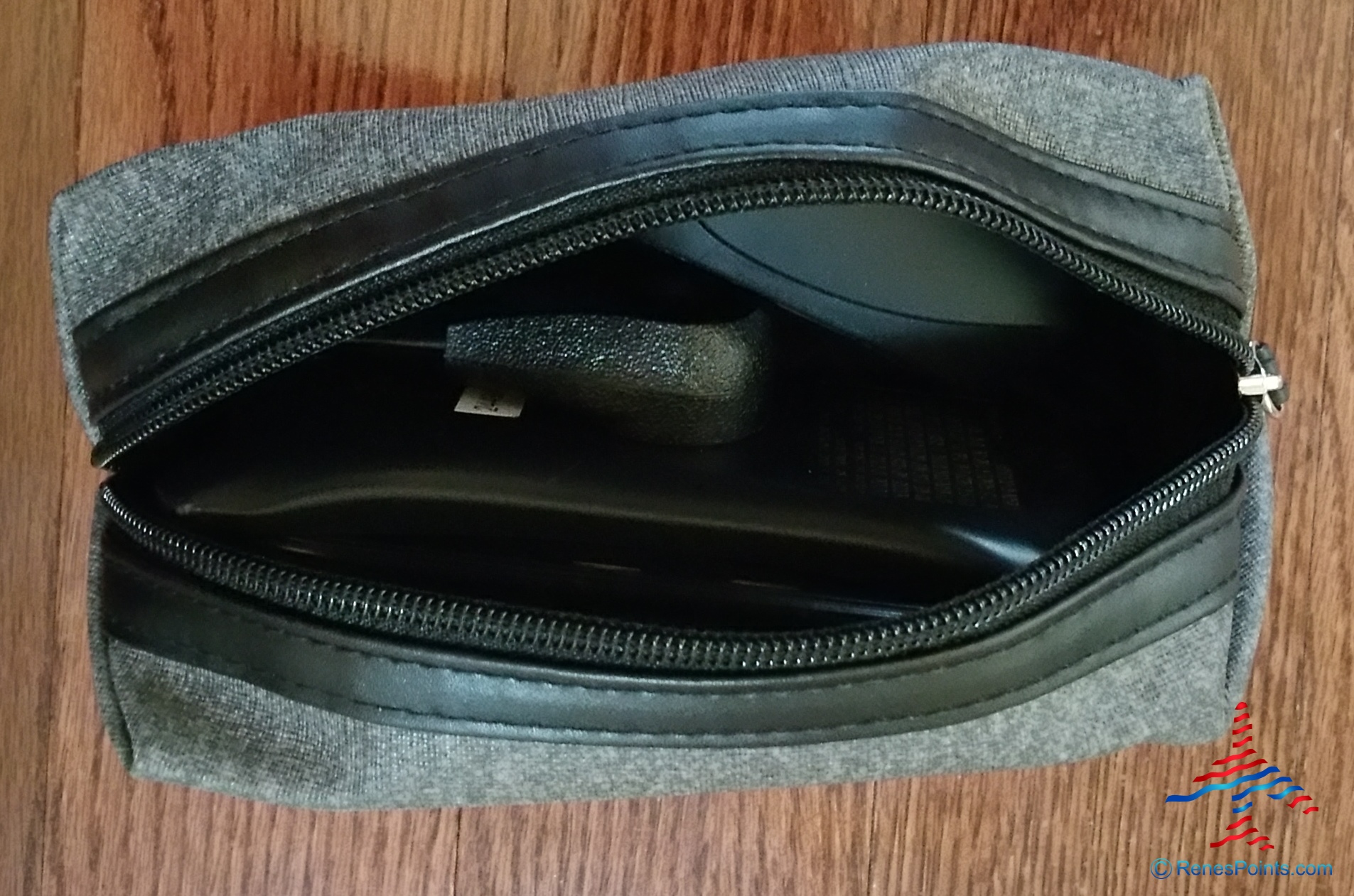 My Delta Million Miler flight – 2016 Delta One TUMI Amenity Kit Black and Gray Review