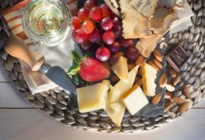 Fruit and Cheese Delta PR Flight Fuel photo