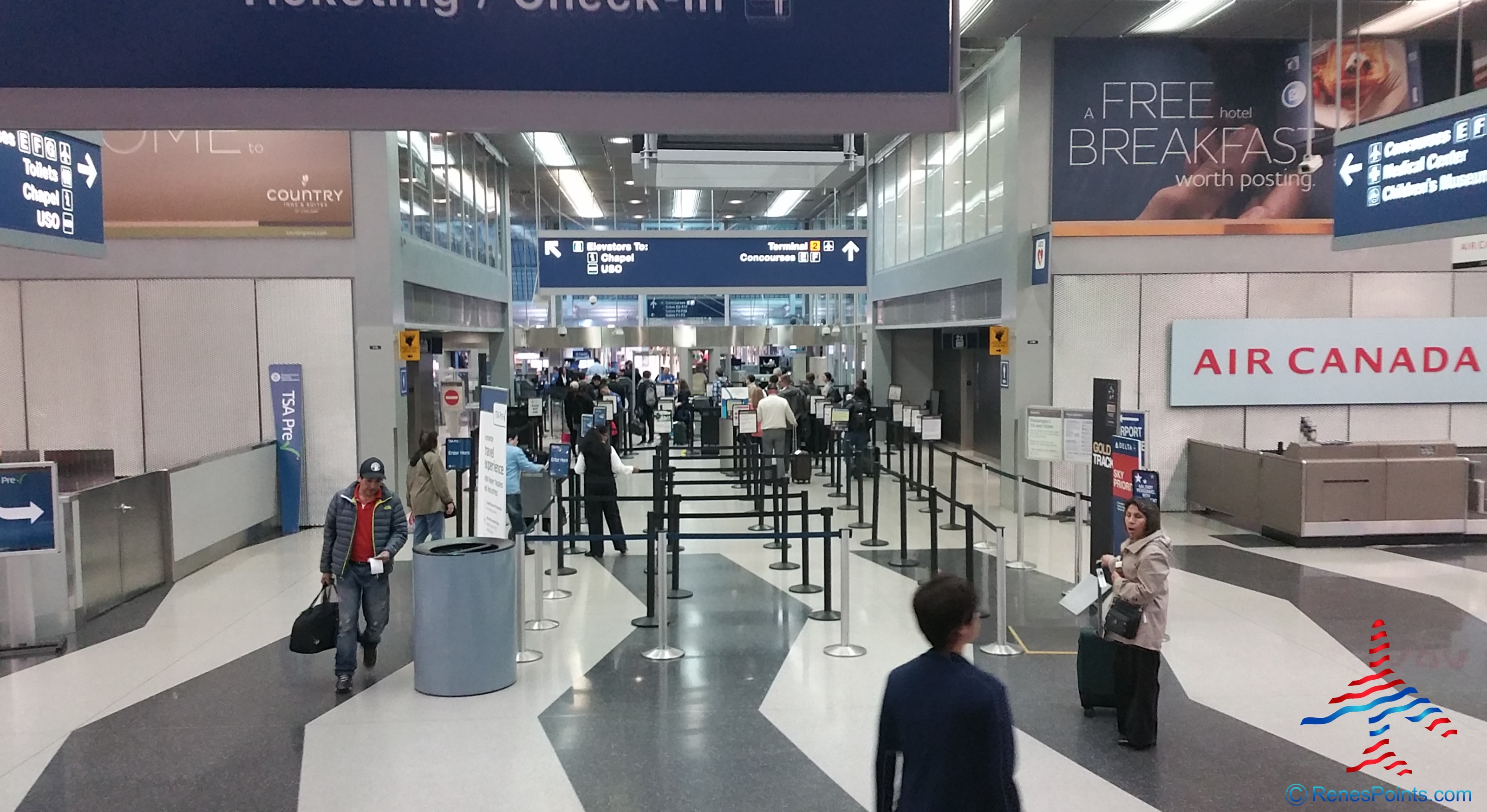 My Delta Million Miler flight – TSA at Chicago O’Hare ORD Airport  #IHateTheWait  worthy