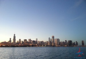 chicago skyline view at night renespoints blog