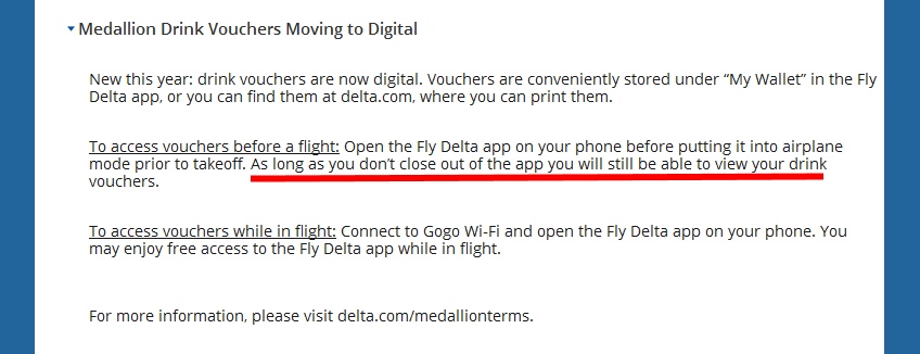 This has got to be the Dumbest Advice Delta has ever put in print! Agree or not?