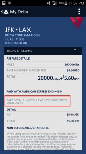screen shots from fly delta app 2