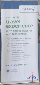 this precheck sign is point TOWARDS those already IN the pre-check line at ORD Chicago airport Delta RenesPoints blog