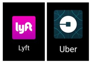 uber and lyft ride share apps