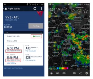 delta yyz to atl fliht departed 13 min late landed only 1 min late