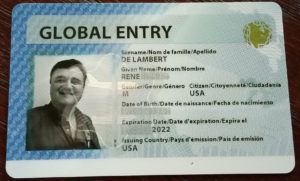 a close up of a id card