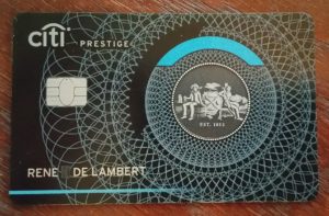 renes citi BANK prestige card