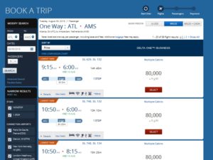the price when you click on delta-dumb