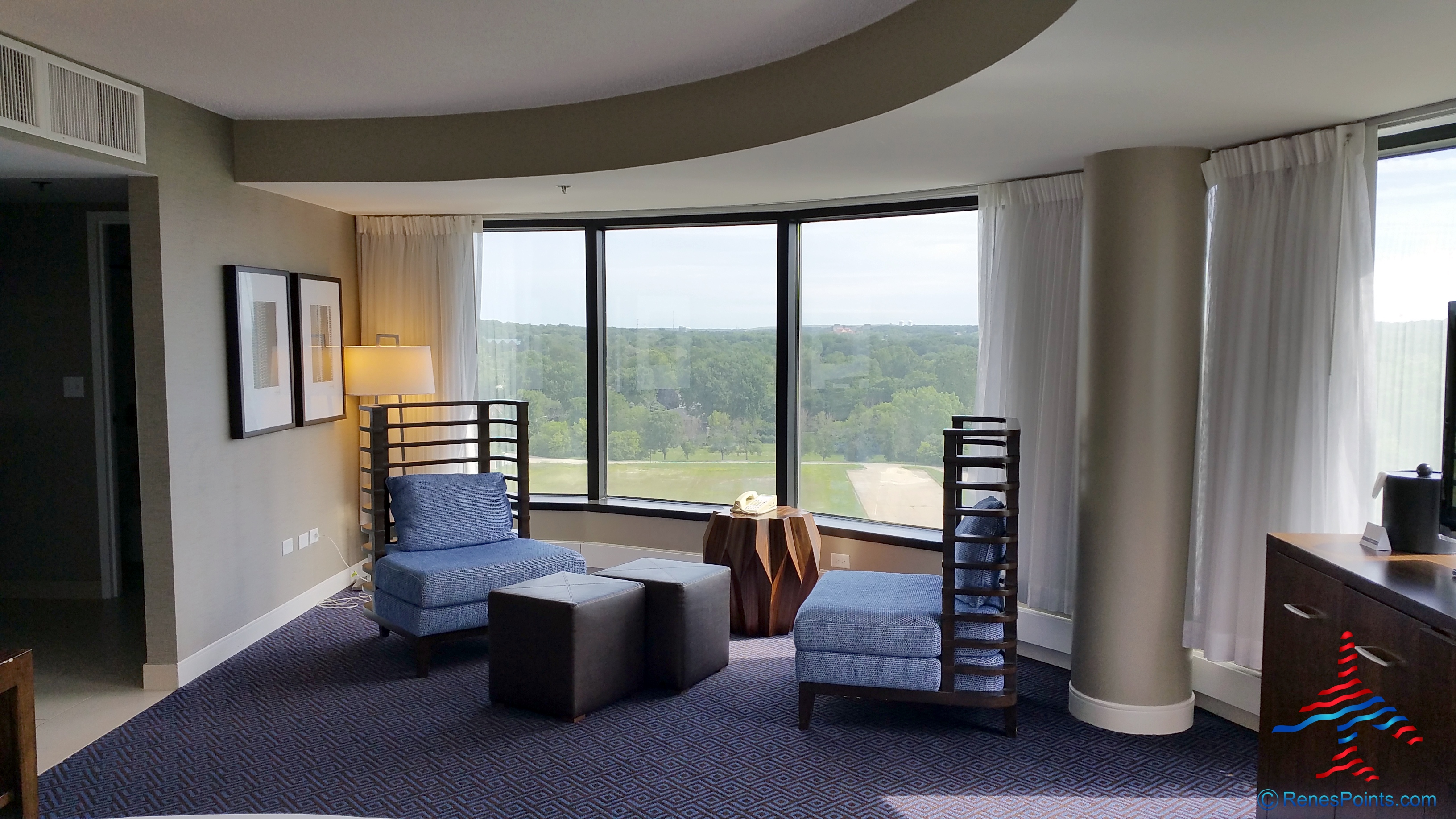 Hyatt Regency Lisle / Naperville Illinois Suite Review RenesPoints Travel Blog Diamond Guest Experience