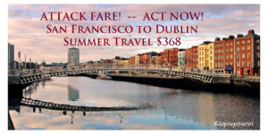 SFO-DUB Delta Fare Sale River