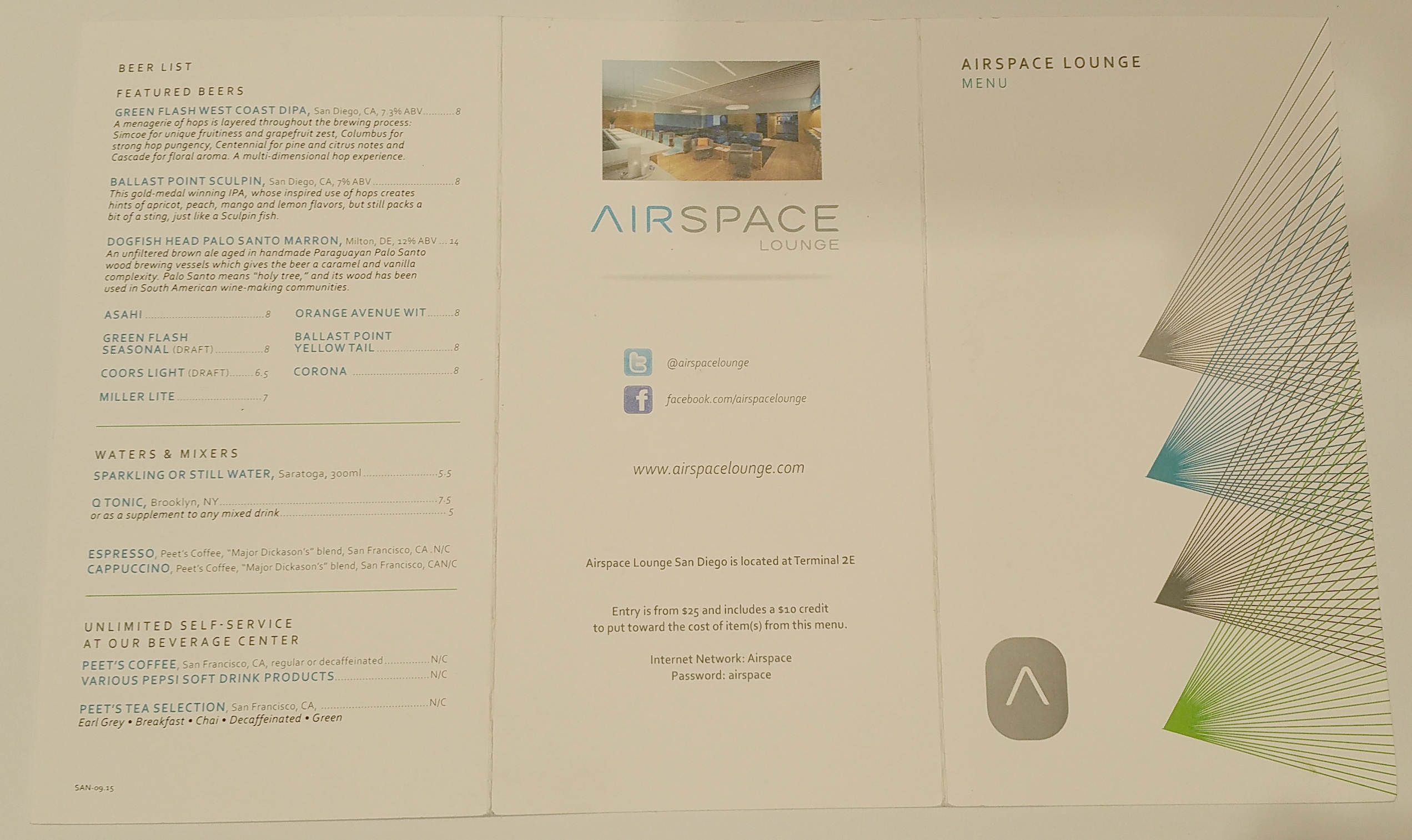 San Diego SAN Airport AirSpace Lounge Review RenesPoints Travel Blog