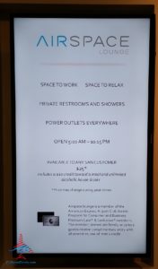 San Diego SAN Airport AirSpace lounge review RenesPoints travel blog (4)