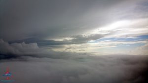 Between clouds from DTW to AZO RenesPoints Travel Blog