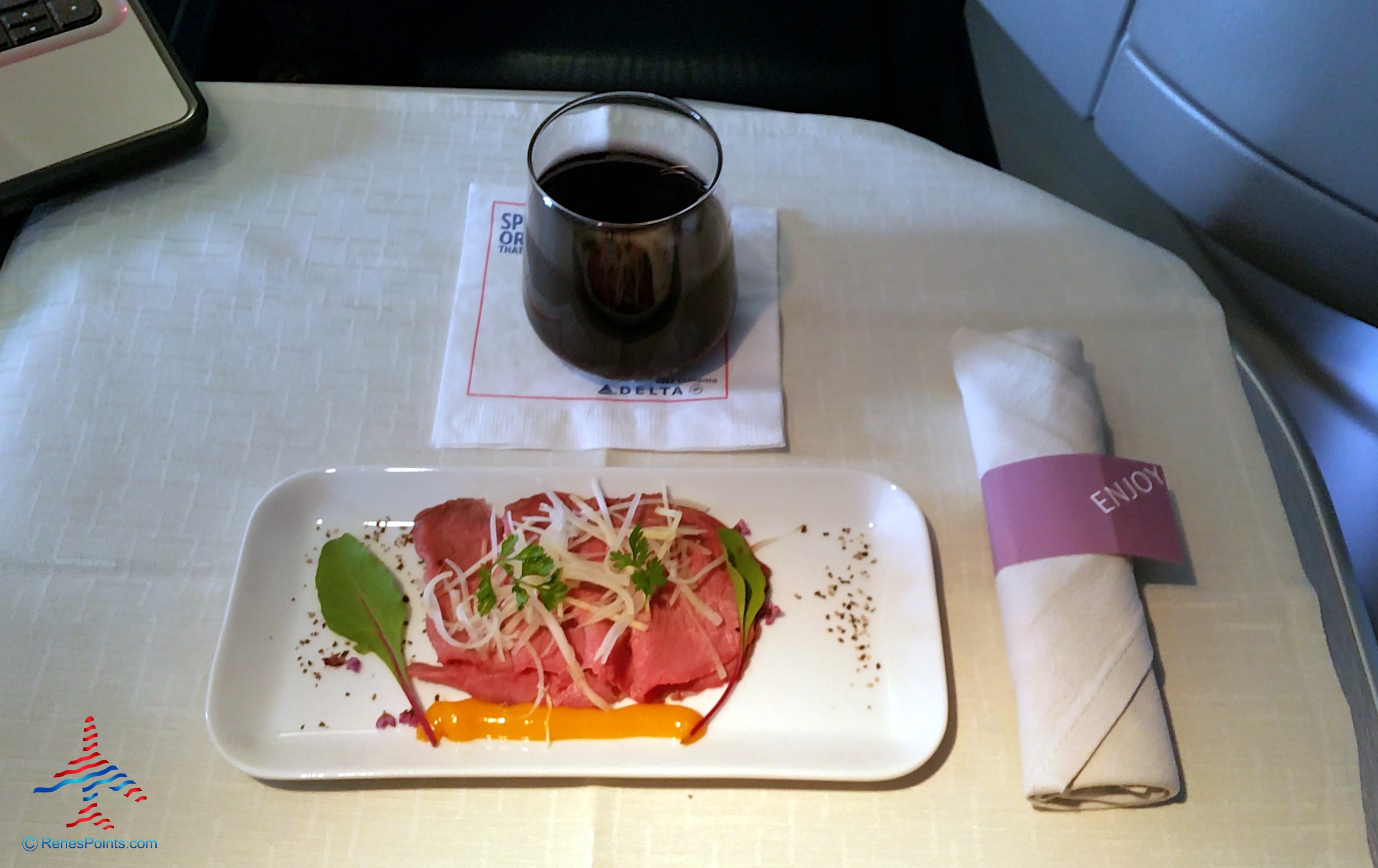 My Delta Million Miler flight – Delta 747 Delta One Business Class Review from Tokyo, Japan’s Narita (NRT) Airport