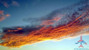 amazing sun before flying Delta from AZO RenesPoints blog