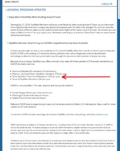 clear discounted now for delta amex card holders