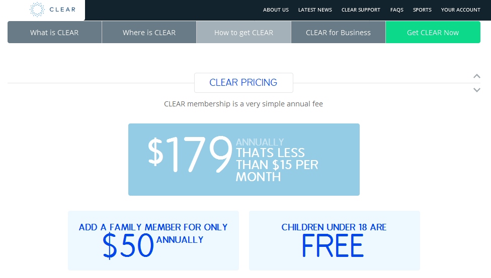 $100 off CLEAR membership now for Delta AMEX card holders! Value “KeepsClimbing “