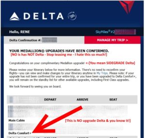 delta medallion sidegrade upgrage to comfort plus email