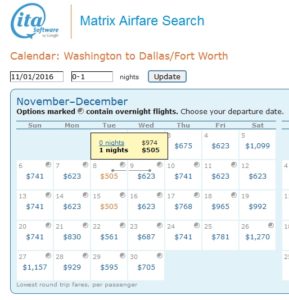 matrix 1st bwi slc dfw