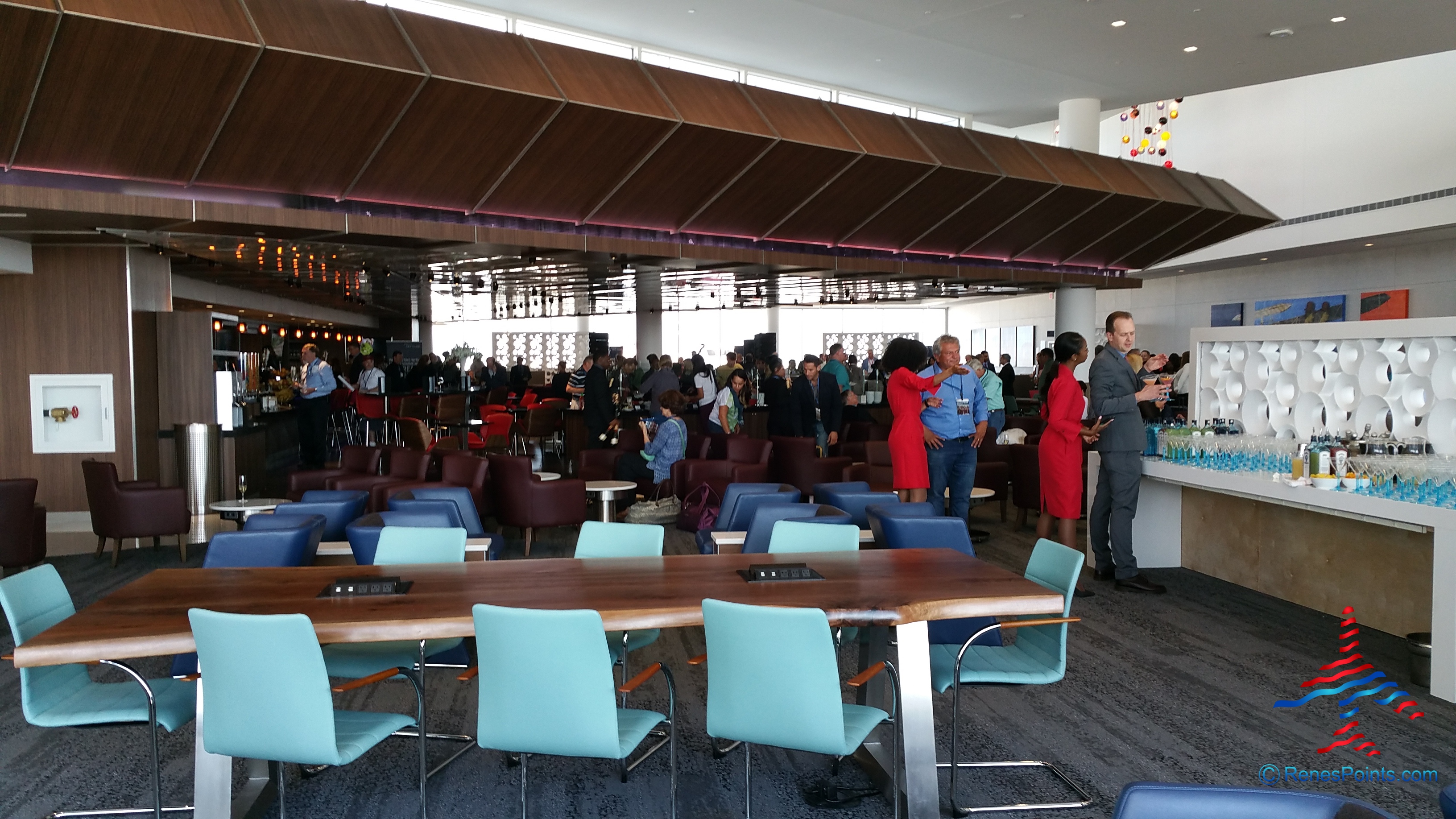 The Delta Sky Club in Atlanta's B Concourse.