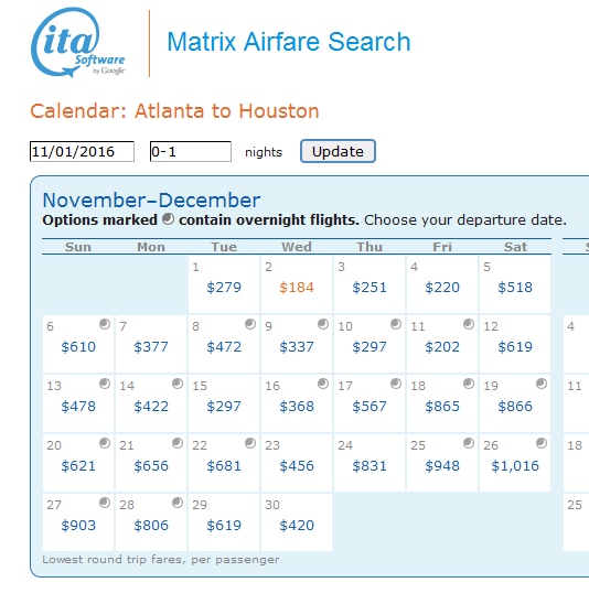 Atlanta to Houston (vis SLC) $183 & 5568MQMs at 3.3CPM weekday overnight Delta Elite Mileage Run