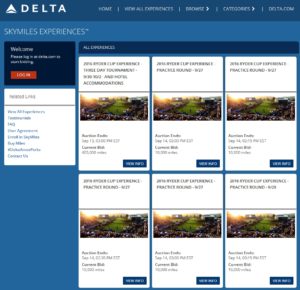 ryder cup experience skymiles